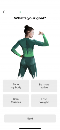 fitonomy app goals page